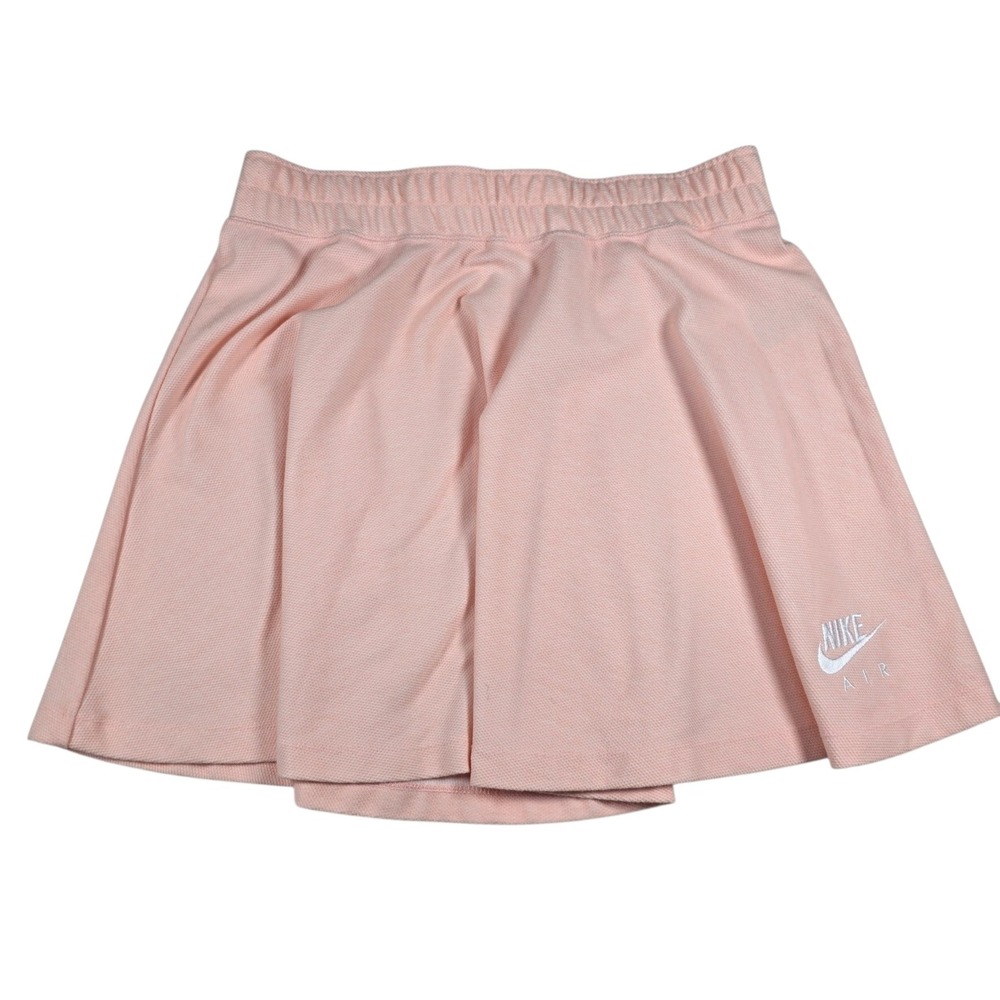 Nike Air Pink Pique Ruffle Performance Tennis Golf Skirt Women's Size Medium